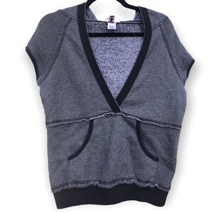 Hard Tail Short Sleeve Terry Hoodie Size M